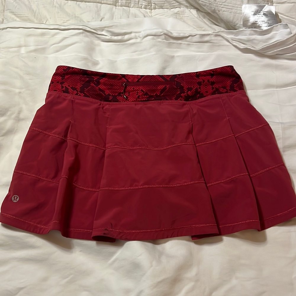 Lululemon Pace Rival Mid-Rise Tennis Skirt size 8